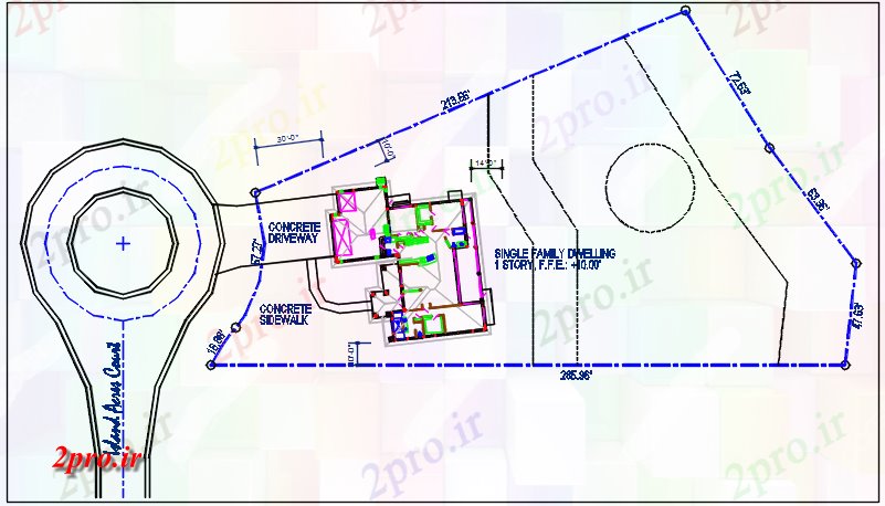 دانلود نقشه مسکونی  ، ویلایی ، آپارتمان  خانه طرحی جزئیات با طرحی ابعاد طرح (کد44330)