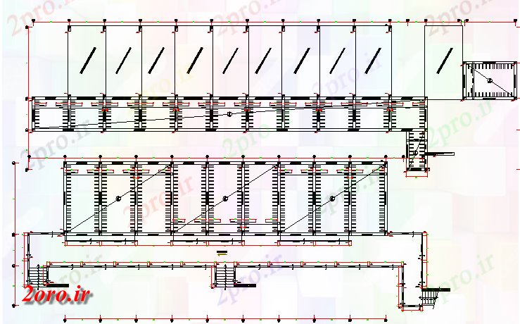دانلود نقشه جزئیات ساخت و ساز طرحی ساخت و ساز کلاس درس از یک مدرسه (کد44743)