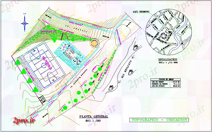 دانلود نقشه جزئیات معماری طرحی مکان های توپوگرافی از زایمان و مراقبت از کودکان مرکز (کد44827)