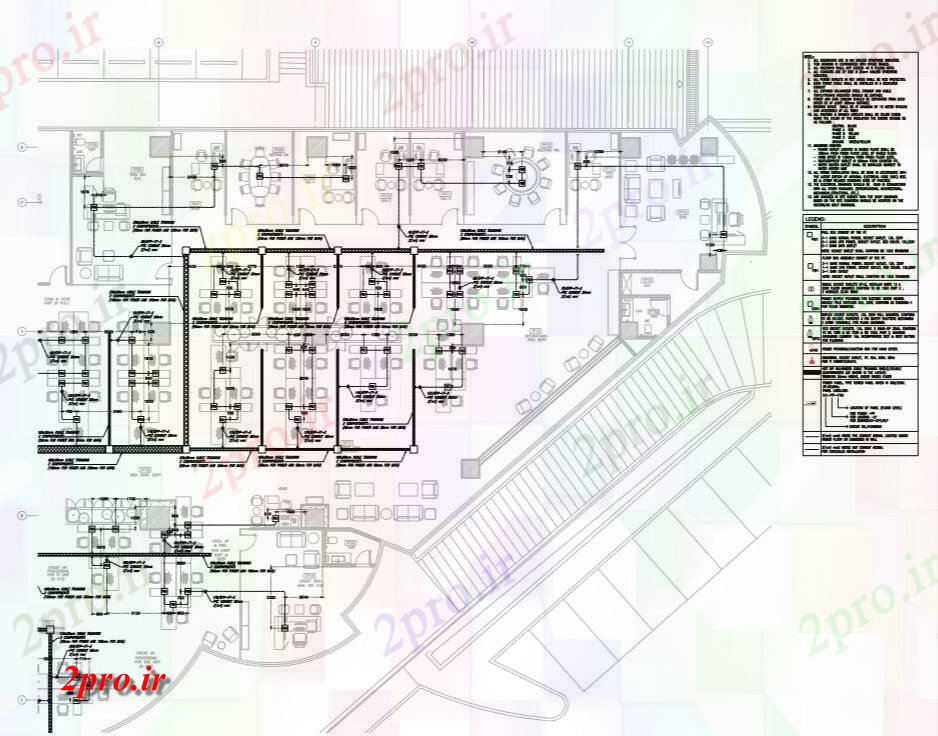 دانلود نقشه معماری قدرت از ساختمان با جزئیات طرح (کد45071)