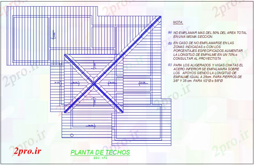 دانلود نقشه ساختمان اداری - تجاری - صنعتی نظر طراحی طرحی سقف منطقه دفتر (کد45326)