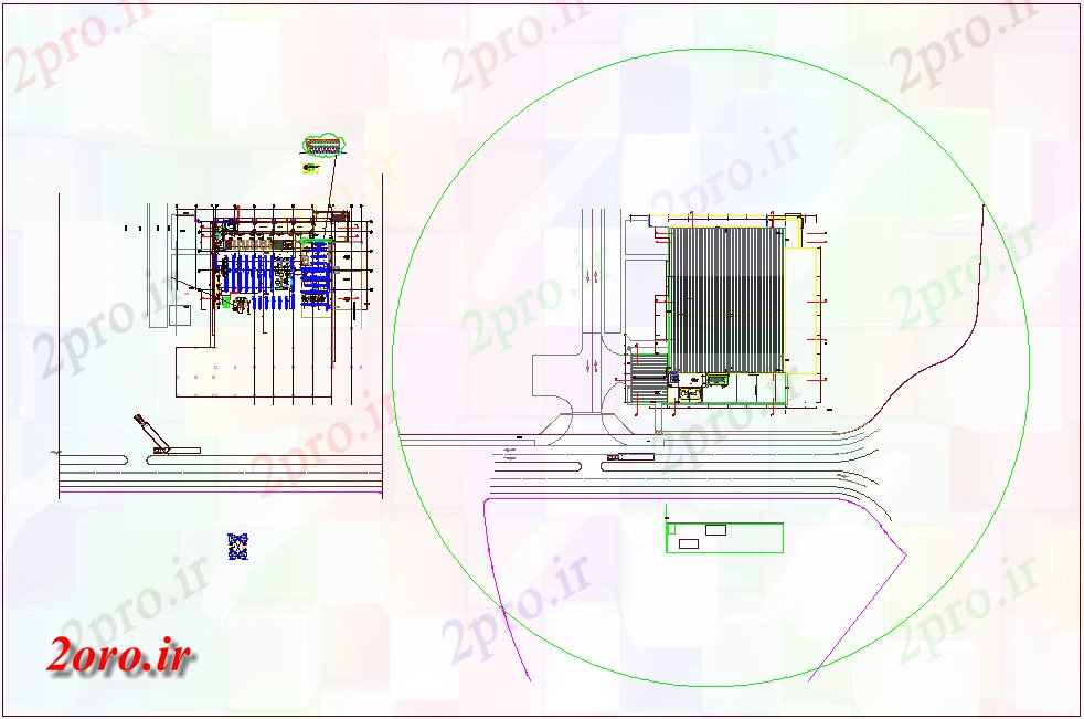 دانلود نقشه طراحی داخلی سیستم برق با نسل های  (کد45574)
