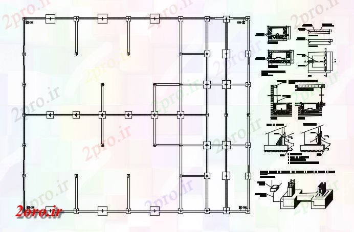 دانلود نقشه جزئیات لوله کشی   جرندنج نصب و راه اندازی (کد45579)