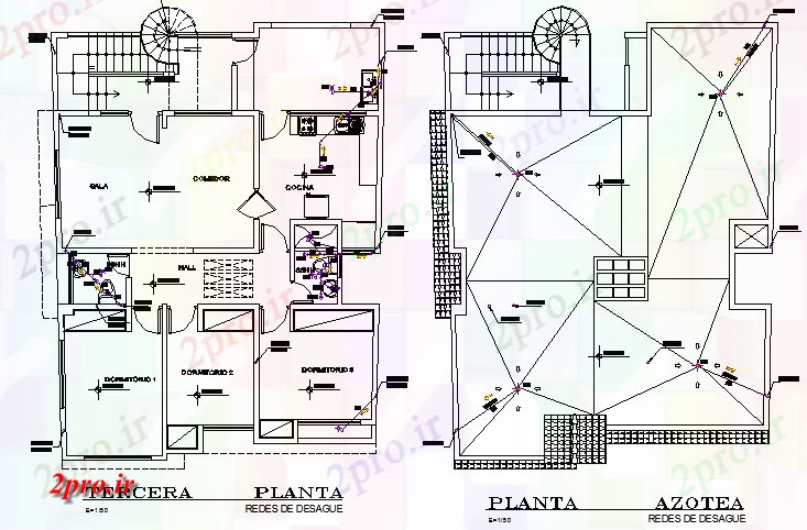 دانلود نقشه ساختمان اداری - تجاری - صنعتی طراحی ساختمان (کد45697)
