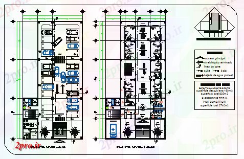 دانلود نقشه بیمارستان -  درمانگاه -  کلینیک پیشنهادی طراحی طراحی کلینیک  (کد45734)