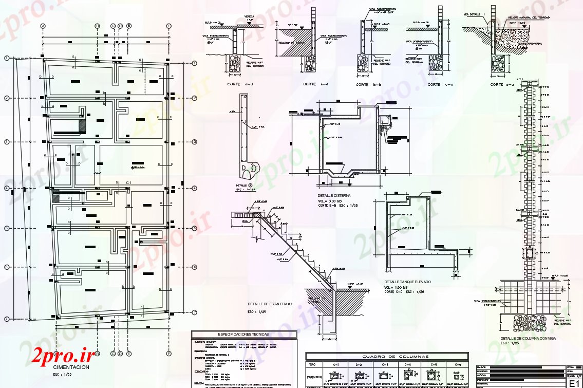 دانلود نقشه جزئیات ساخت و ساز سایت ساخت و ساز طراحی کار (کد45881)