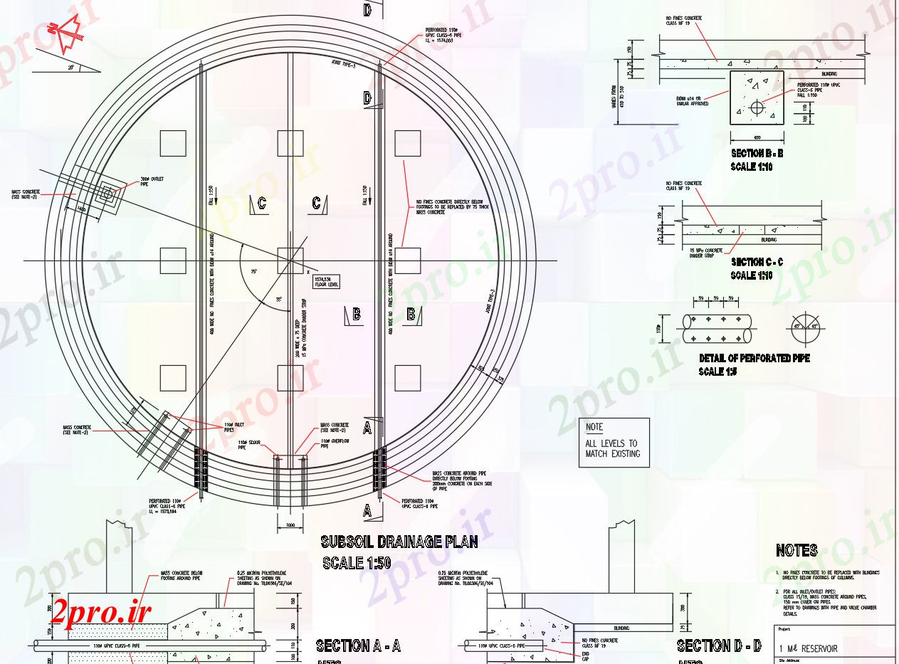 دانلود نقشه جزئیات ساخت و ساز مفهوم دایره ای از ساختمان و ساخت و ساز (کد45901)