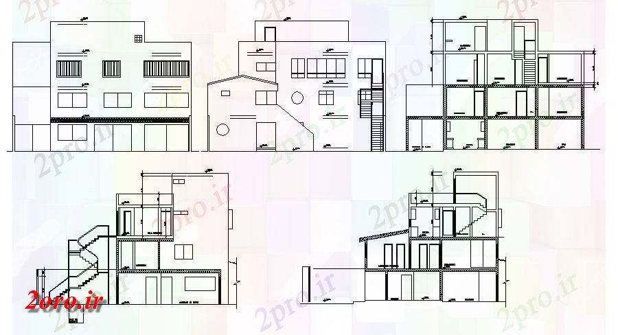 دانلود نقشه مسکونی  ، ویلایی ، آپارتمان    خانه طراحی (کد46694)