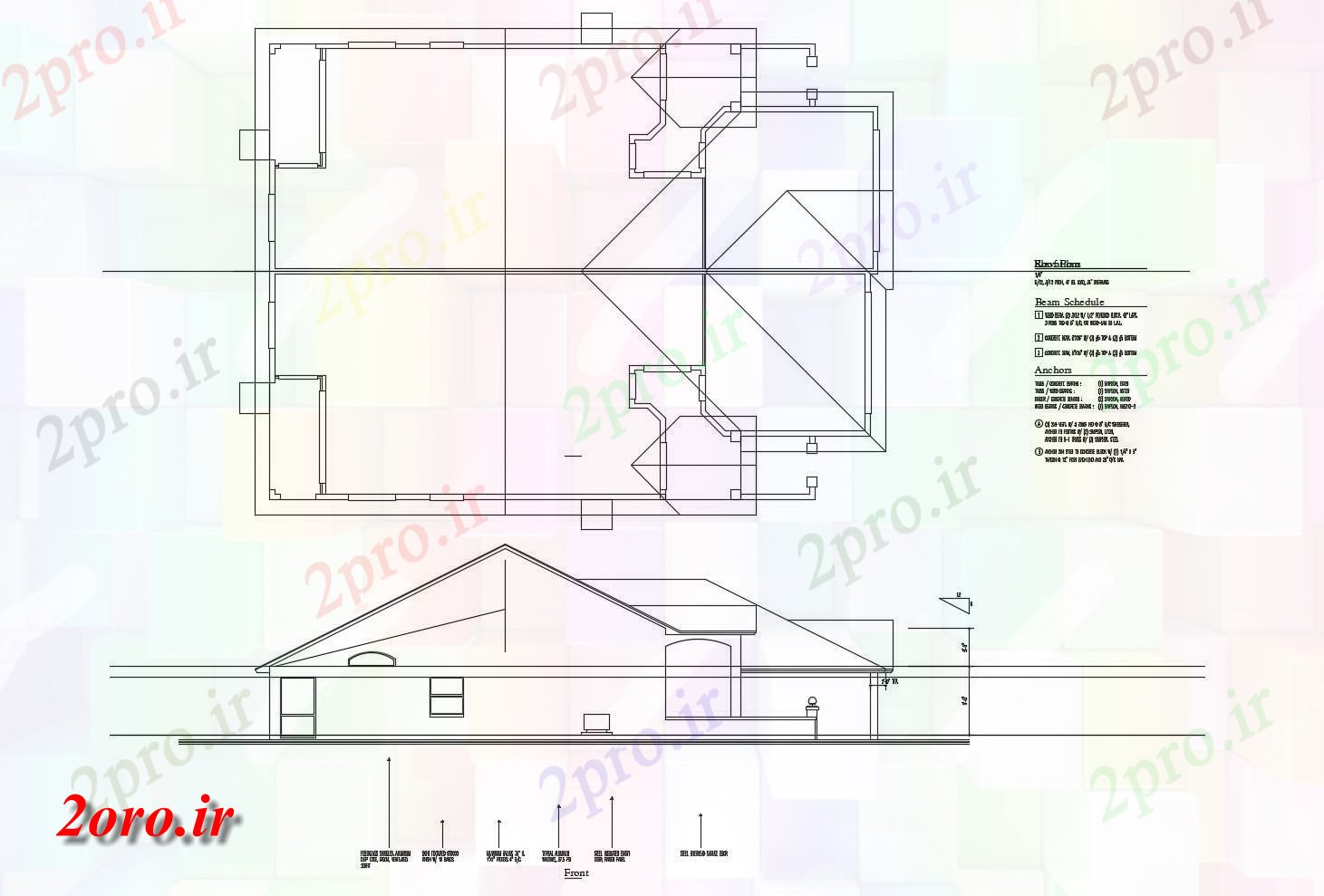 دانلود نقشه مسکونی  ، ویلایی ، آپارتمان    ویلایی نما طراحی (کد46750)