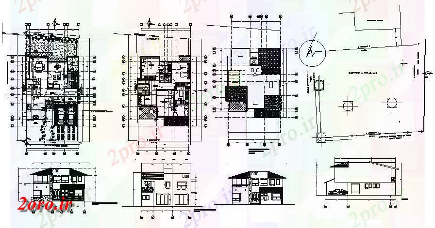 دانلود نقشه مسکونی  ، ویلایی ، آپارتمان    صفحه اصلی نمای (کد46793)