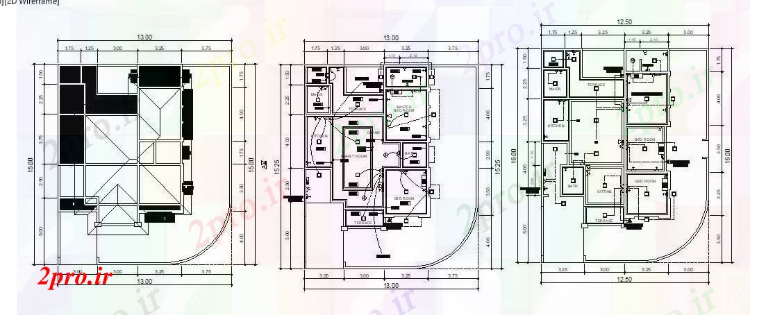 دانلود نقشه مسکونی  ، ویلایی ، آپارتمان    خانه طراحی برنامه (کد46801)