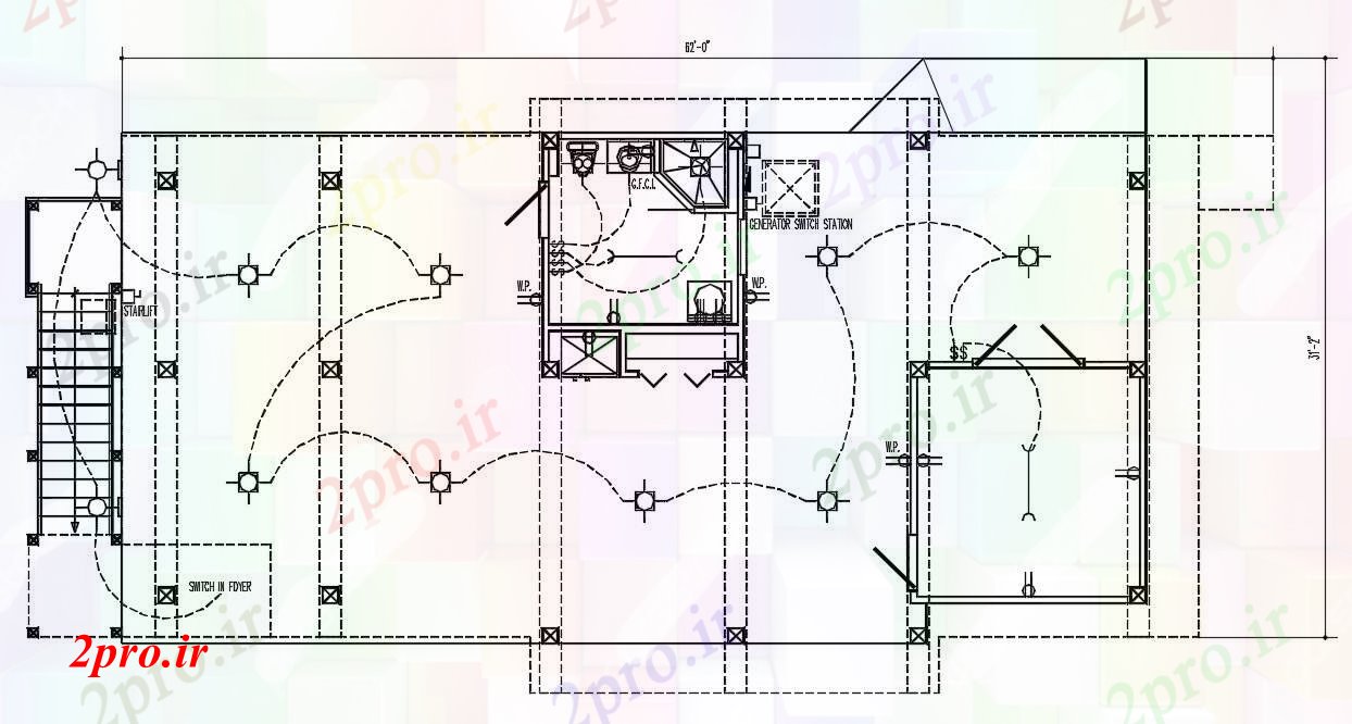 دانلود نقشه مسکونی  ، ویلایی ، آپارتمان   طرحی  طرحی های الکتریکی  (کد46815)