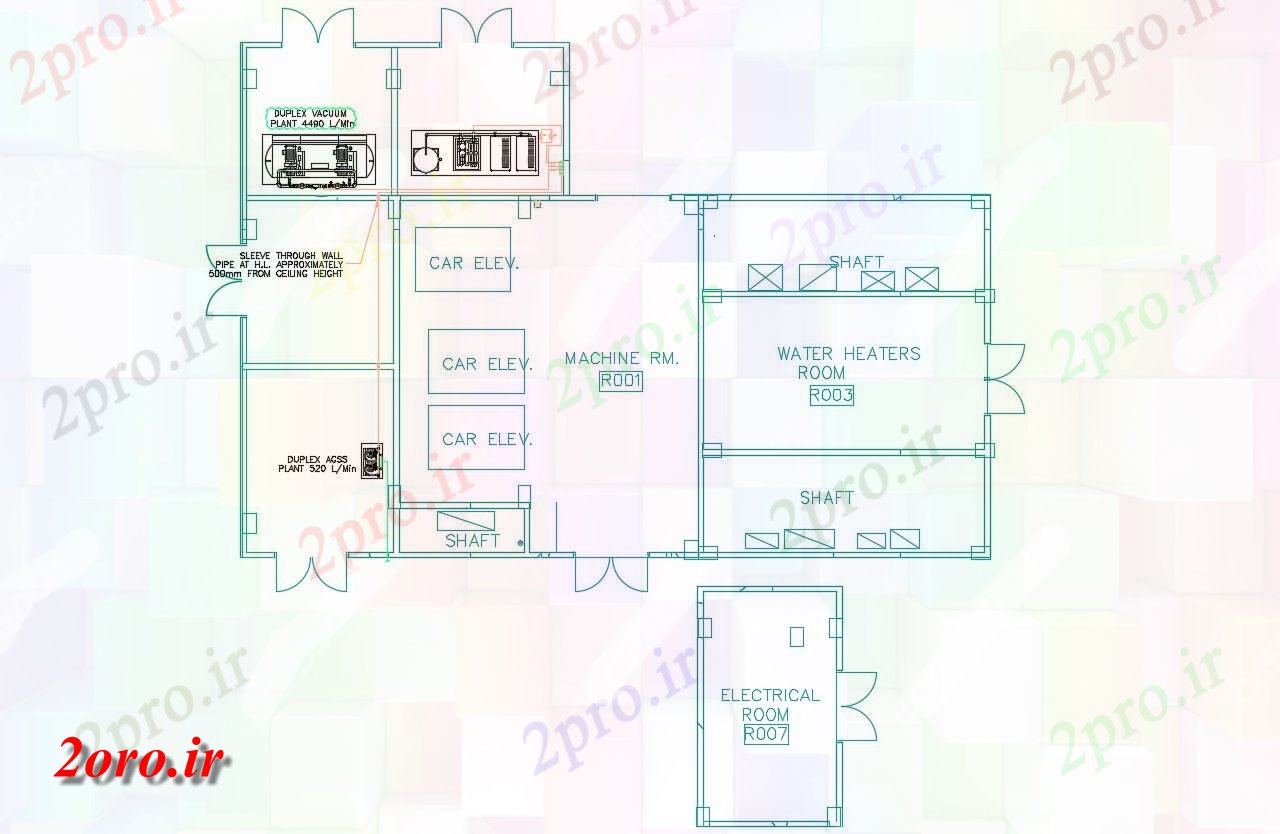 دانلود نقشه ماشین الات کارخانه صنعتی  اتاق طراحی ماشین آلات طرحی چیدمان (کد46981)