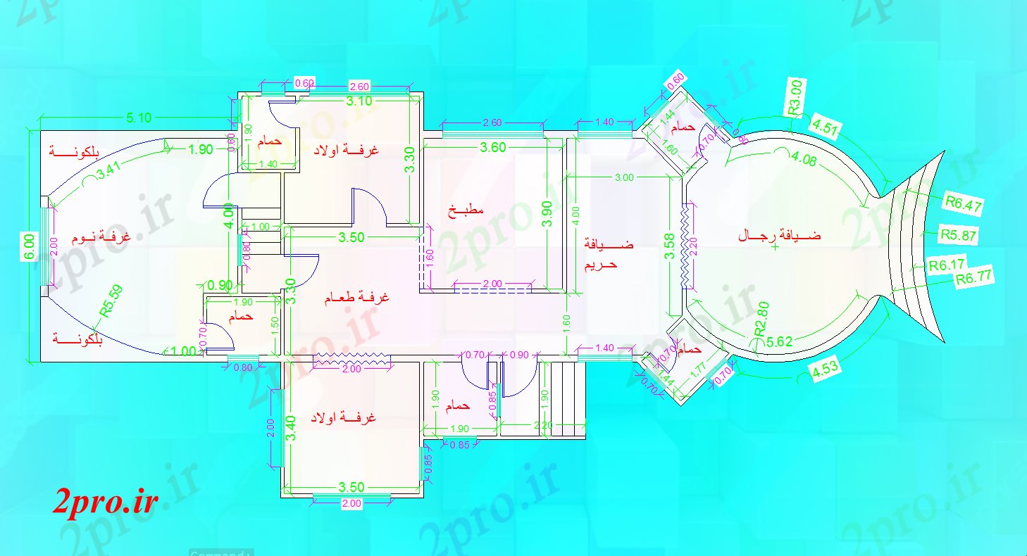 دانلود نقشه مسکونی  ، ویلایی ، آپارتمان  خانه طرحی  (کد47402)