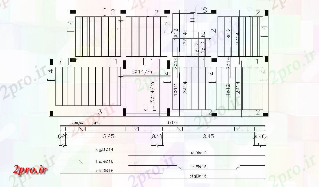 دانلود نقشه جزئیات ساختار سازه طراحی از موج نو طراحی    (کد47466)