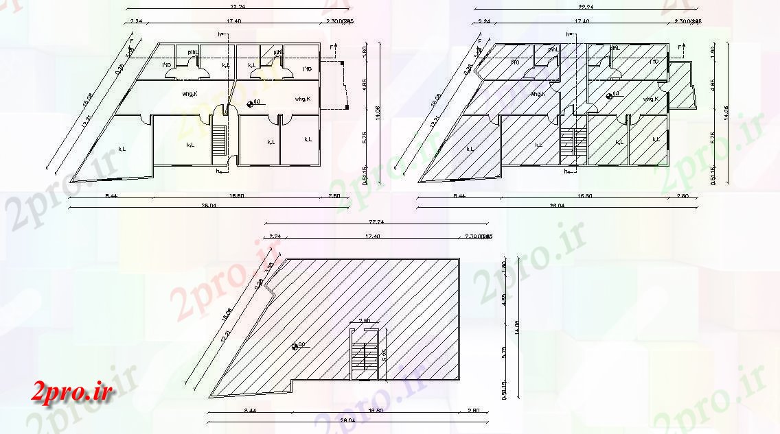 دانلود نقشه خانه های کوچک ، نگهبانی ، سازمانی - خانه مسکونی تمام طرحی طبقه   (کد47518)