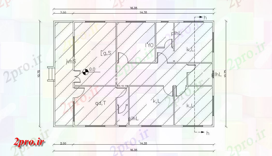 دانلود نقشه خانه های کوچک ، نگهبانی ، سازمانی - ویلایی طراحی طرحی با ابعاد  (کد47531)