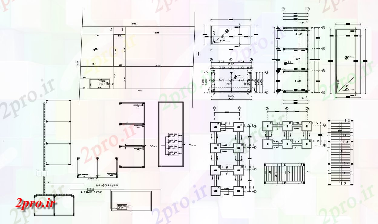 دانلود نقشه ساختمان اداری - تجاری - صنعتی طرحی تجاری کار ساخت و ساز   (کد47571)