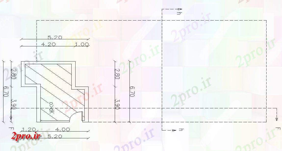 دانلود نقشه خانه های کوچک ، نگهبانی ، سازمانی - اتاق تک نفره برنامه ریزی با ابعاد    (کد47669)