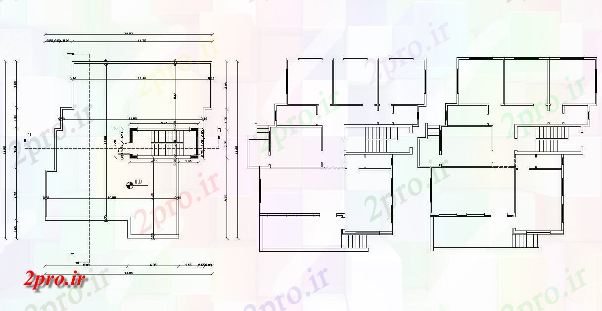 دانلود نقشه خانه های کوچک ، نگهبانی ، سازمانی -  طراحی از ویلایی طراحی پایه طرحی  (کد47693)