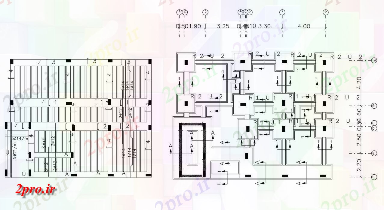 دانلود نقشه جزئیات ساخت و ساز   1300 فوت مربع خانه طرحی ساخت و ساز (کد47694)