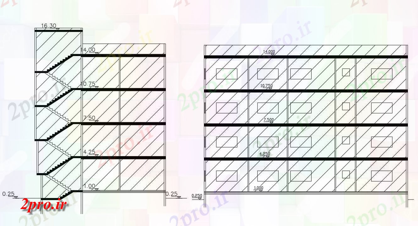 دانلود نقشه مسکونی  ، ویلایی ، آپارتمان  سطحی آپارتمان   بخش  اتوکد هزینه  (کد47696)