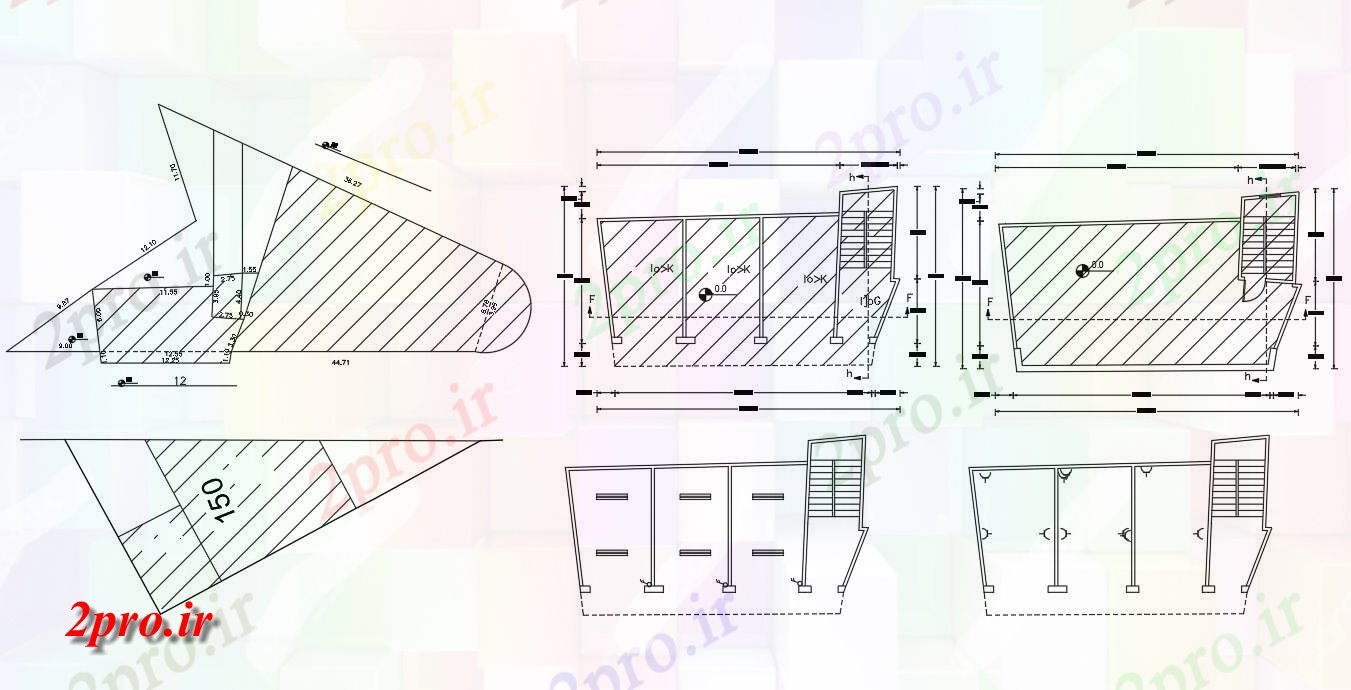 دانلود نقشه ساختمان اداری - تجاری - صنعتی توسط 40 فوت بازرگانی طرحی طبقه نشیمن (کد47698)