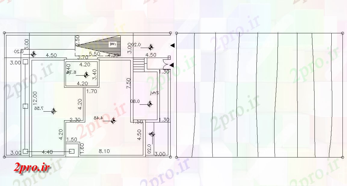 دانلود نقشه خانه های کوچک ، نگهبانی ، سازمانی - سایت طراحی    (کد47738)