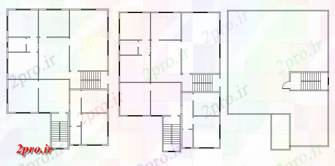 دانلود نقشه مسکونی  ، ویلایی ، آپارتمان  سطحی آپارتمان   طرحی House   (کد47798)