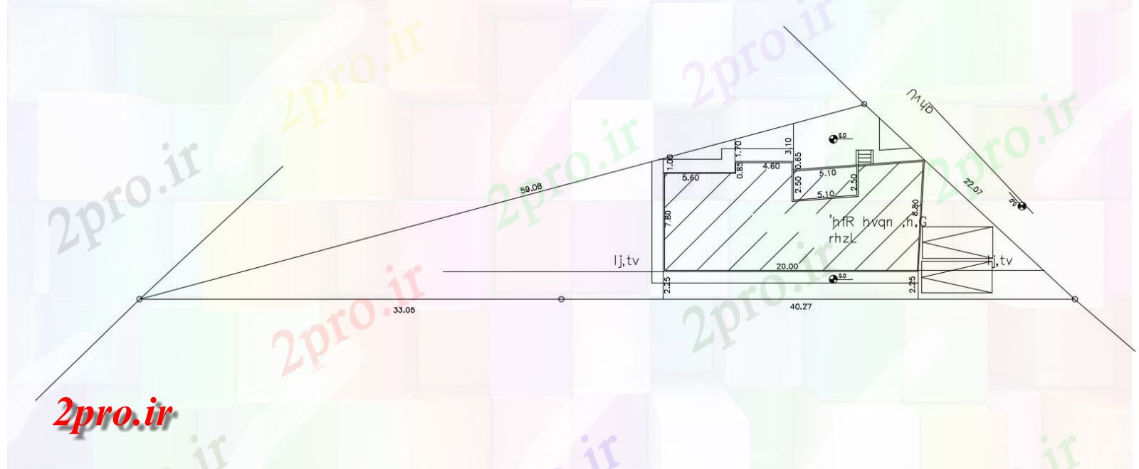 دانلود نقشه برنامه ریزی شهری توسط 72 پا خانه دان (کد47890)