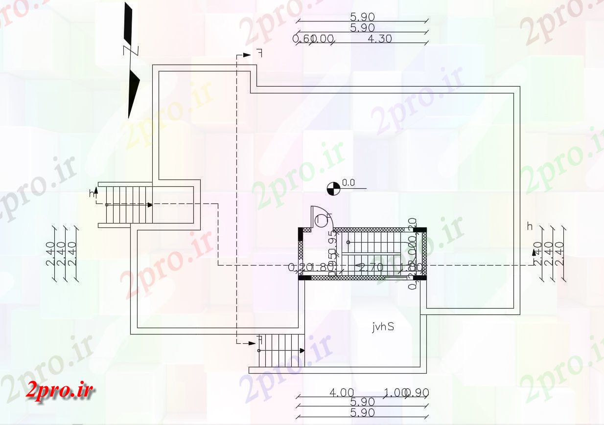 دانلود نقشه مسکونی  ، ویلایی ، آپارتمان    خانه تراس طراحی (کد47892)