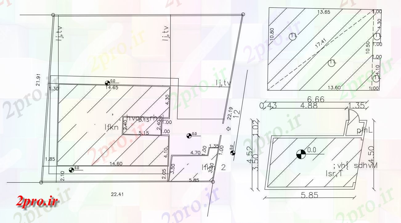 دانلود نقشه برنامه ریزی شهری دان سایت طراحی  نشیمن (کد47897)