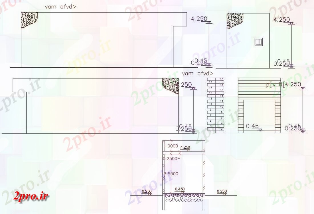 دانلود نقشه ساختمان اداری - تجاری - صنعتی تنها فروشگاه طراحی ساختمان   (کد47905)