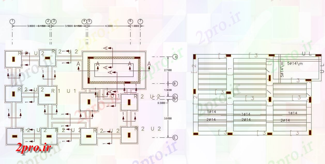 دانلود نقشه جزئیات ساخت و ساز توسط 40 فوت خانه طرحی ساخت و ساز  (کد47910)