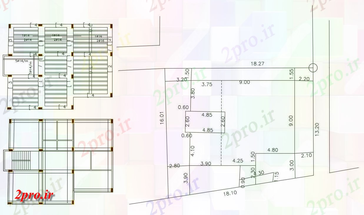 دانلود نقشه جزئیات ستون   خانه کار ساخت و ساز طرحی  نشیمن (کد47931)
