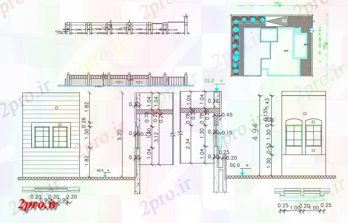 دانلود نقشه مسکونی  ، ویلایی ، آپارتمان  معماری خانه طرحی جامع  (کد47937)