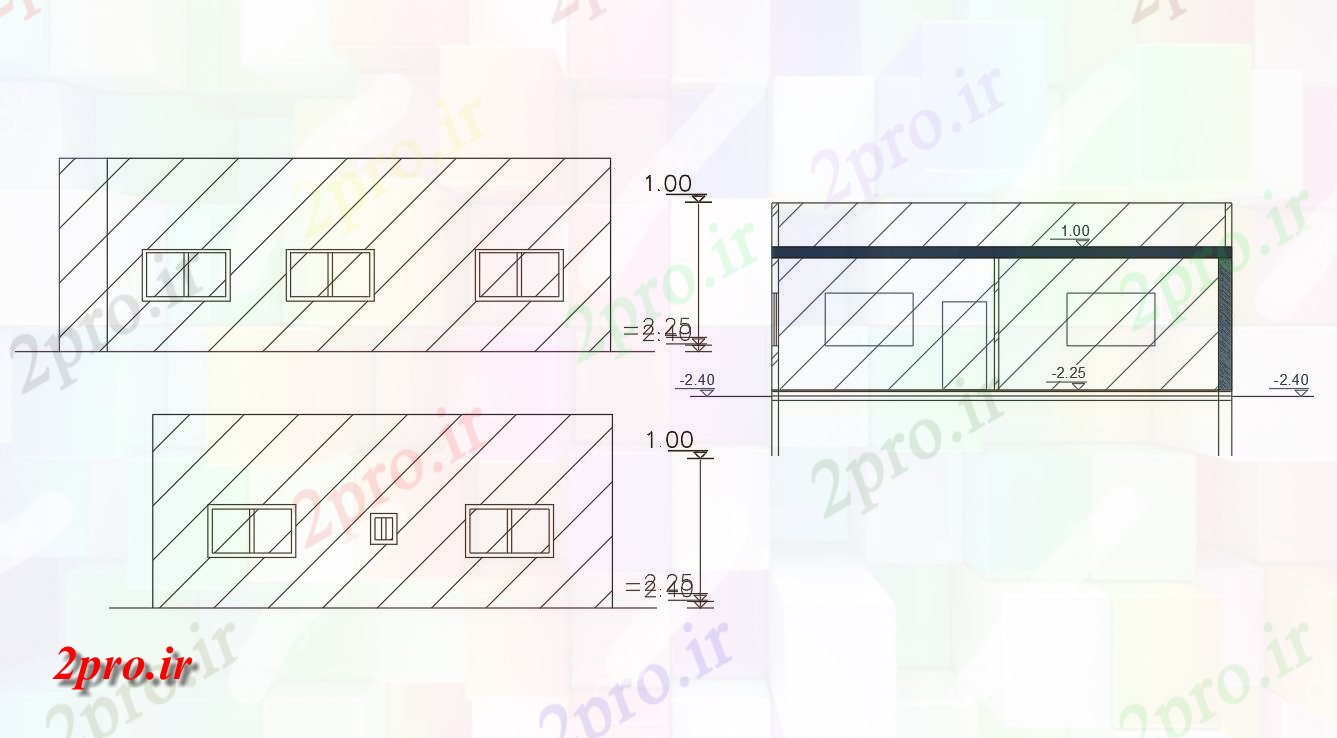 دانلود نقشه مسکونی  ، ویلایی ، آپارتمان    از خانه طراحی ساختمان (کد47938)