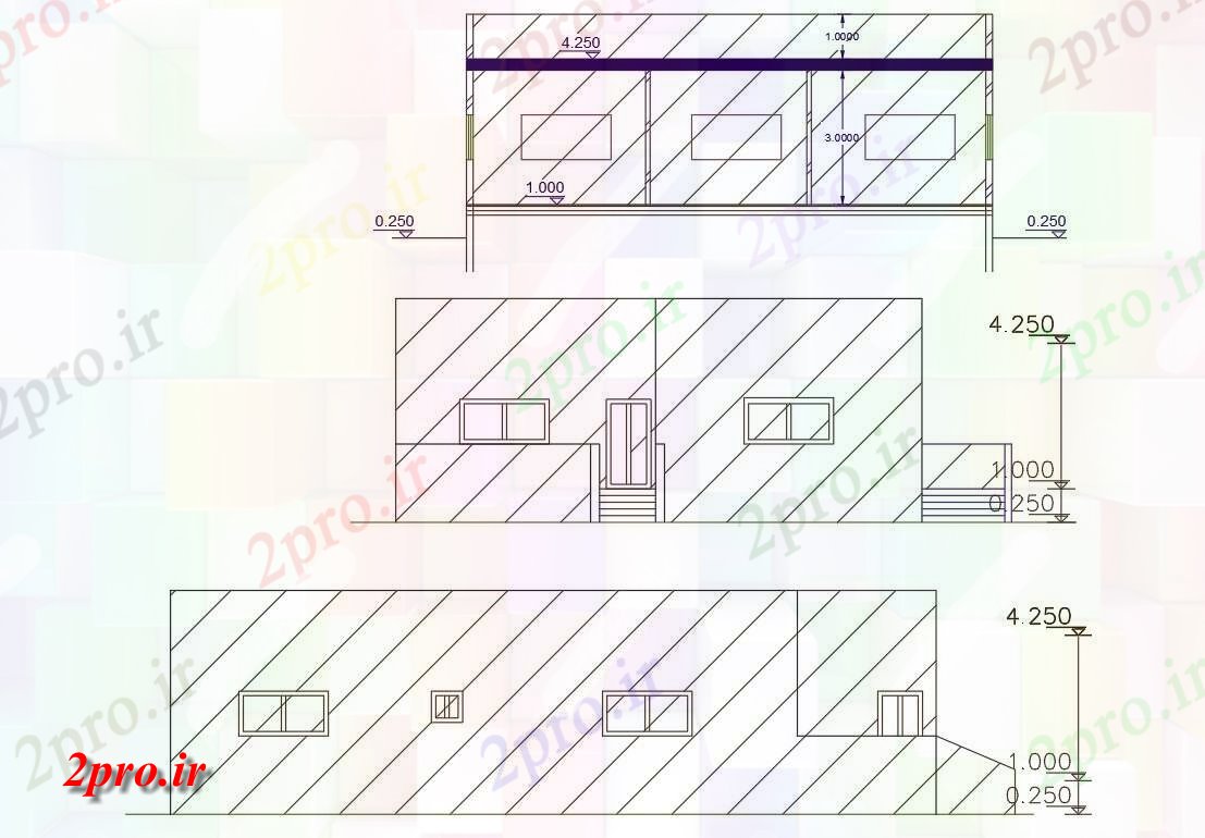 دانلود نقشه مسکونی  ، ویلایی ، آپارتمان  میدان محوطه ساختمان خانه طراحی   (کد47954)