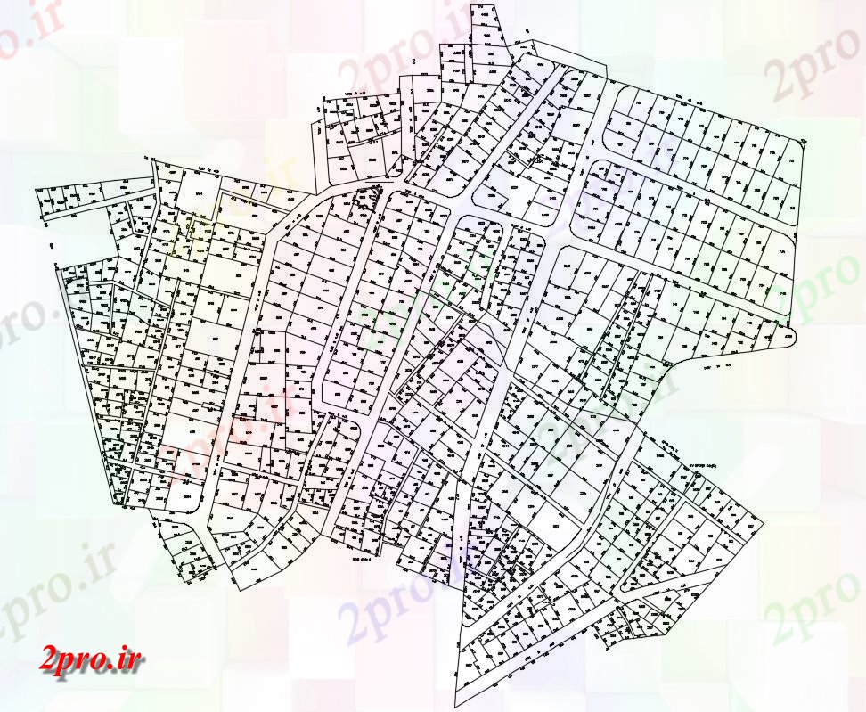 دانلود نقشه برنامه ریزی شهری   شهری برنامه ریزی شهری  (کد47962)