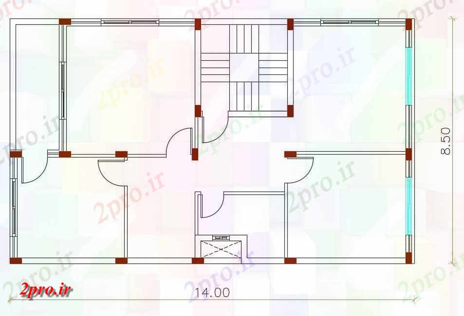 دانلود نقشه مسکونی  ، ویلایی ، آپارتمان     خانه طراحی (کد47967)