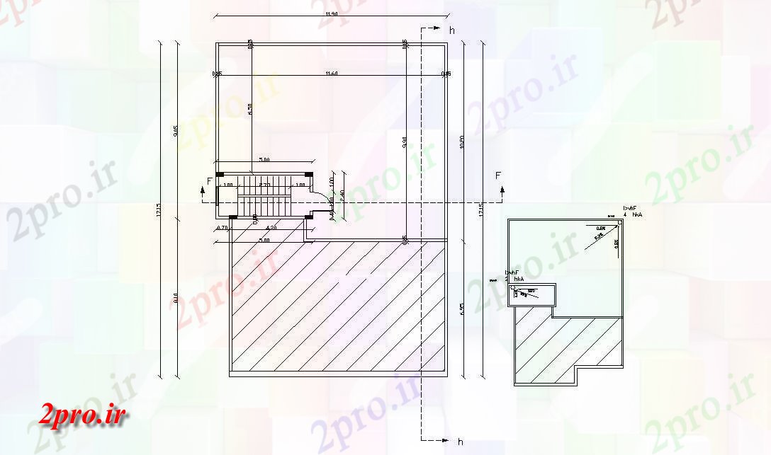 دانلود نقشه خانه های کوچک ، نگهبانی ، سازمانی - X 40 'زیبای ویلایی طراحی تراس (کد47974)