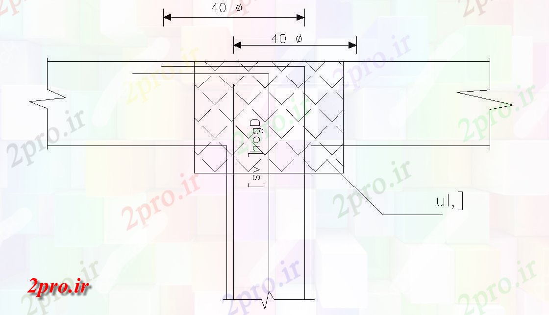 دانلود نقشه جزئیات ساختار پرتو و ستون سازه مشترک   (کد47977)