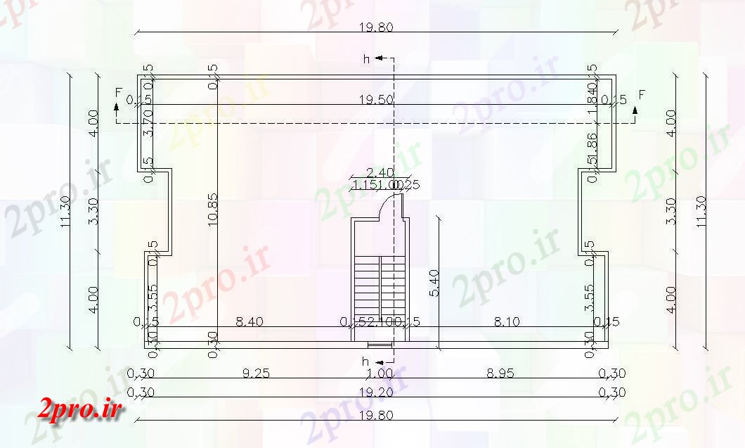 دانلود نقشه خانه های کوچک ، نگهبانی ، سازمانی - ویلایی تراس طراحی  (کد47987)