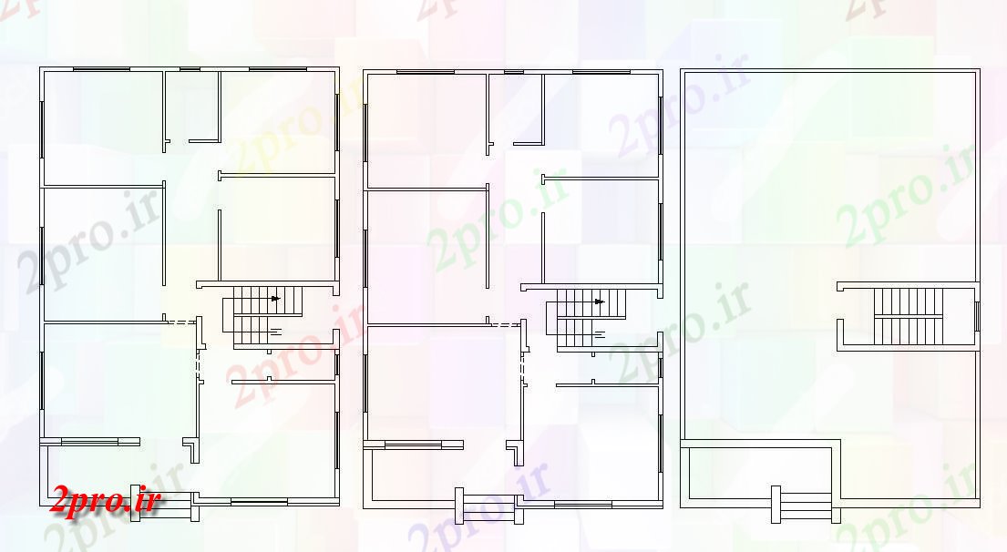 دانلود نقشه خانه های کوچک ، نگهبانی ، سازمانی -  اقامت ویلایی طرحی چیدمان  (کد48068)