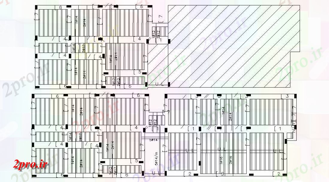 دانلود نقشه طراحی جزئیات ساختار   آپارتمان   موج نو نوار  نشیمن (کد48084)