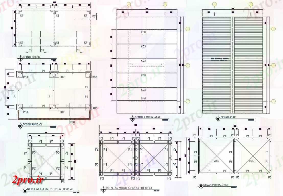 دانلود نقشه مسکونی  ، ویلایی ، آپارتمان  چیدمان خانه مشترک و سقف طرحی نشیمن (کد48115)