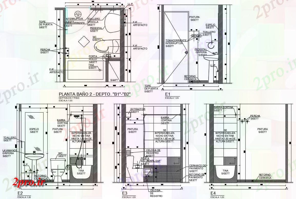 دانلود نقشه تجهیزات بهداشتی   طراحی نما توالت،   طراحی (کد48235)
