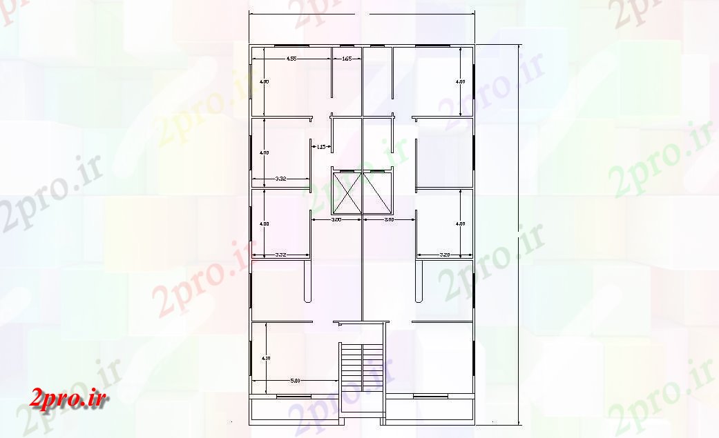 دانلود نقشه خانه های کوچک ، نگهبانی ، سازمانی -  ویلایی خانه طبقه همکف (کد48295)