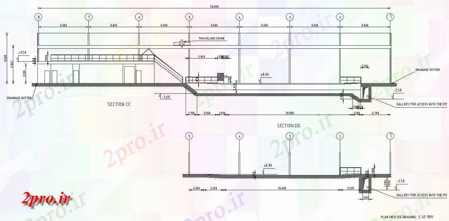 دانلود نقشه پلان مقطعی   از جزئیات بخش دیزل معمولی     (کد49031)