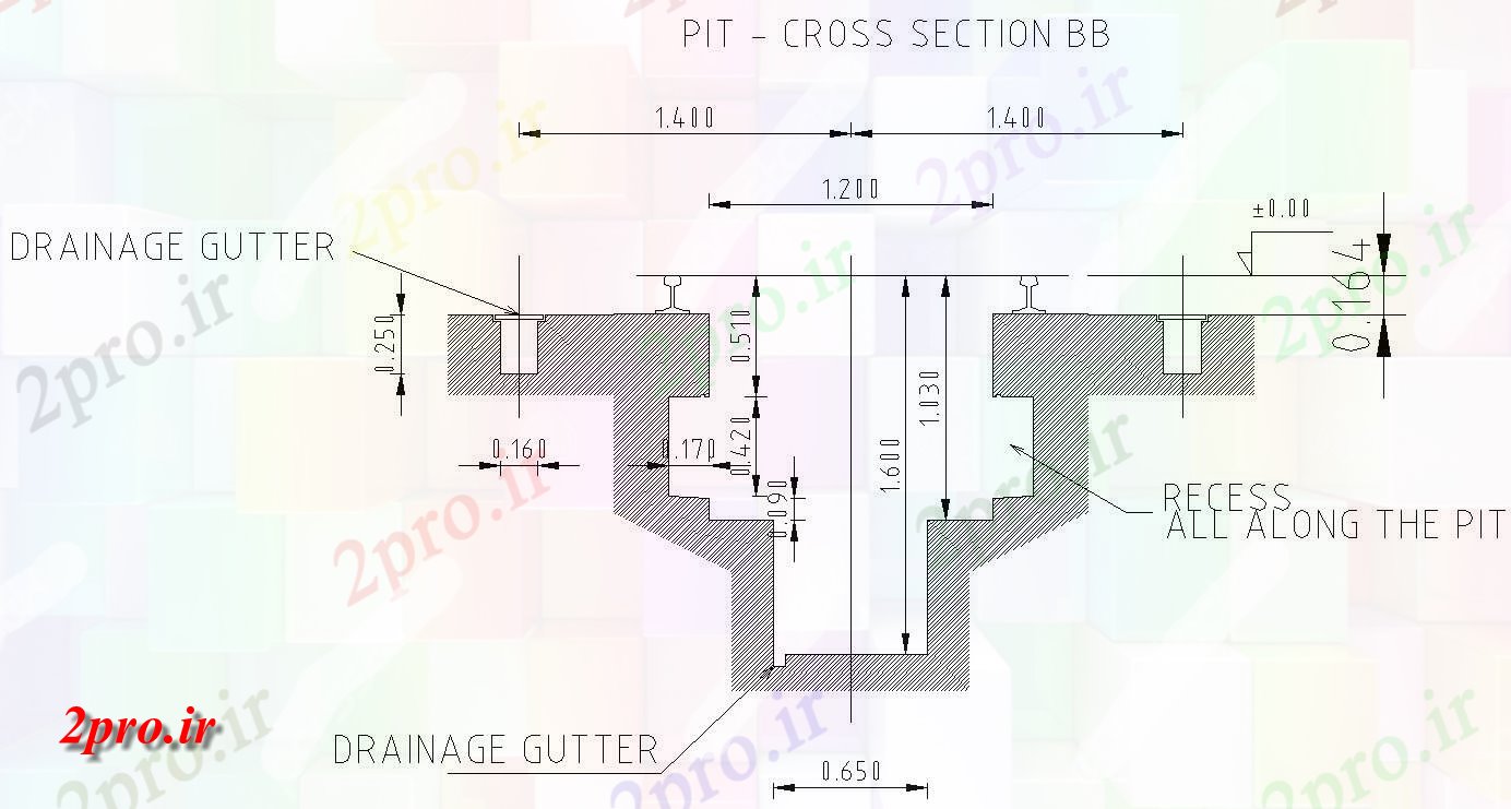 دانلود نقشه پلان مقطعی   طراحی از نمونه جزئیاتی مقطع    (کد49036)